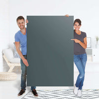 Selbstklebender Folienbogen Blaugrau Light - Größe: 100x150 cm