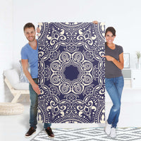Selbstklebender Folienbogen Blue Mandala - Größe: 100x150 cm