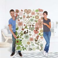 Selbstklebender Folienbogen Flower Pattern - Größe: 100x150 cm