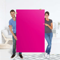 Selbstklebender Folienbogen Pink Dark - Größe: 100x150 cm