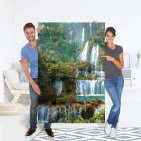Selbstklebender Folienbogen Rainforest - Größe: 100x150 cm