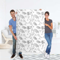 Selbstklebender Folienbogen Vino - Größe: 100x150 cm