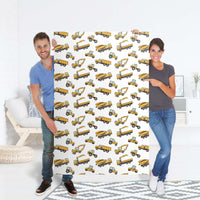 Selbstklebender Folienbogen Working Cars - Größe: 100x150 cm