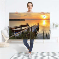 Selbstklebender Folienbogen Bridge to the sun - Größe: 120x80 cm