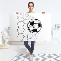 Selbstklebender Folienbogen Eingenetzt - Größe: 120x80 cm
