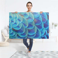 Selbstklebender Folienbogen Federvieh - Größe: 120x80 cm