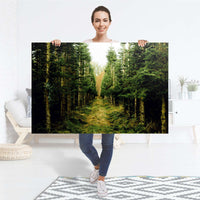 Selbstklebender Folienbogen Green Alley - Größe: 120x80 cm