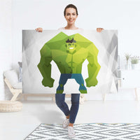Selbstklebender Folienbogen Mr. Green - Größe: 120x80 cm