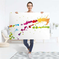 Selbstklebender Folienbogen Splash 2 - Größe: 120x80 cm