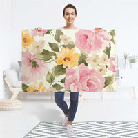 Selbstklebender Folienbogen Vintage Flowers - Größe: 120x80 cm
