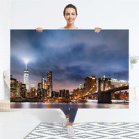 Selbstklebender Folienbogen Brooklyn Bridge - Größe: 150x100 cm