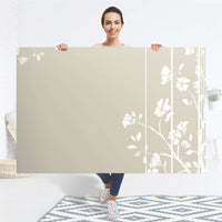 Selbstklebender Folienbogen Florals Plain 3 - Größe: 150x100 cm