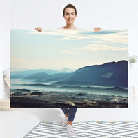 Selbstklebender Folienbogen Fog Village - Größe: 150x100 cm