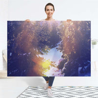 Selbstklebender Folienbogen Lichtflut - Größe: 150x100 cm