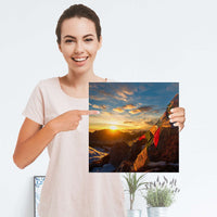 Selbstklebender Folienbogen Tibet - Größe: 30x30 cm