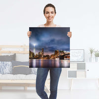 Selbstklebender Folienbogen Brooklyn Bridge - Größe: 60x60 cm