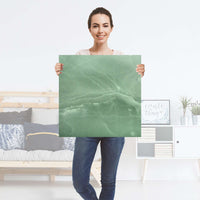 Selbstklebender Folienbogen Jadeglück - Größe: 60x60 cm