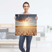 Selbstklebender Folienbogen Savanne - Größe: 60x60 cm