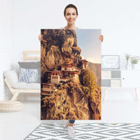 Selbstklebender Folienbogen Bhutans Paradise - Größe: 80x120 cm