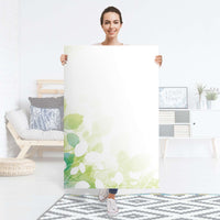 Selbstklebender Folienbogen Flower Light - Größe: 80x120 cm