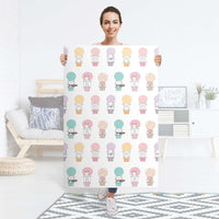 Selbstklebender Folienbogen Flying Animals - Größe: 80x120 cm