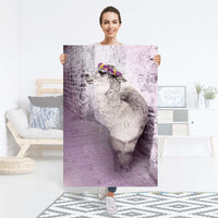 Selbstklebender Folienbogen Miss Nepal - Größe: 80x120 cm