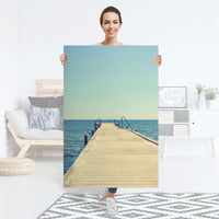 Selbstklebender Folienbogen Neustart - Größe: 80x120 cm