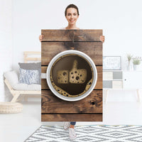Selbstklebender Folienbogen Sweet Coffee - Größe: 80x120 cm