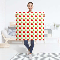 Selbstklebender Folienbogen An apple a day - Größe: 90x90 cm