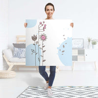 Selbstklebender Folienbogen Flowers 3 - Größe: 90x90 cm