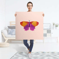 Selbstklebender Folienbogen Origami Butterfly - Größe: 90x90 cm