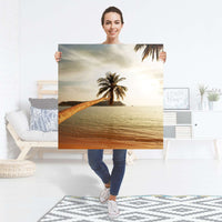 Selbstklebender Folienbogen Paradise - Größe: 90x90 cm