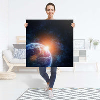 Selbstklebender Folienbogen Sunrise - Größe: 90x90 cm