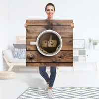 Selbstklebender Folienbogen Sweet Coffee - Größe: 90x90 cm