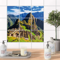 Klebefliesen Bad - Machu Picchu