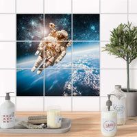 Klebefliesen Bad - Outer Space
