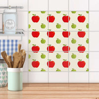 Klebefliesen Küche - An apple a day