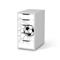 Klebefolie für Möbel Eingenetzt - IKEA Alex 5 Schubladen - weiss