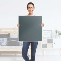 Klebefolie für Möbel Blaugrau Light - IKEA Besta Regal 1 Türe - Folie