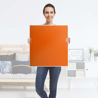 Klebefolie für Möbel Orange Dark - IKEA Besta Regal 1 Türe - Folie