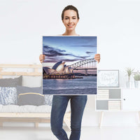 Klebefolie für Möbel Sydney - IKEA Besta Regal 1 Türe - Folie
