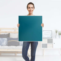 Klebefolie für Möbel Türkisgrün Dark - IKEA Besta Regal 1 Türe - Folie