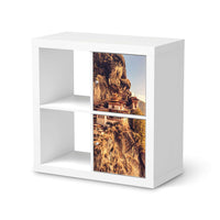 Klebefolie für Möbel Bhutans Paradise - IKEA Expedit Regal 2 Türen Hoch - weiss