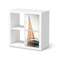 Klebefolie für Möbel Freedom - IKEA Expedit Regal 2 Türen Hoch - weiss