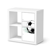 Klebefolie für Möbel Freistoss - IKEA Expedit Regal 2 Türen Hoch - weiss