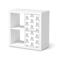 Klebefolie für Möbel Hoppel - IKEA Expedit Regal 2 Türen Hoch - weiss