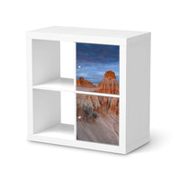 Klebefolie für Möbel Outback Australia - IKEA Expedit Regal 2 Türen Hoch - weiss