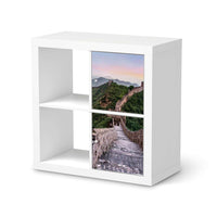 Klebefolie für Möbel The Great Wall - IKEA Expedit Regal 2 Türen Hoch - weiss