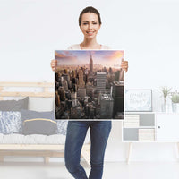 Klebefolie für Möbel Big Apple - IKEA Hemnes Couchtisch 90x90 cm - Folie