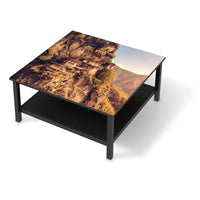 Klebefolie für Möbel Bhutans Paradise - IKEA Hemnes Couchtisch 90x90 cm - schwarz